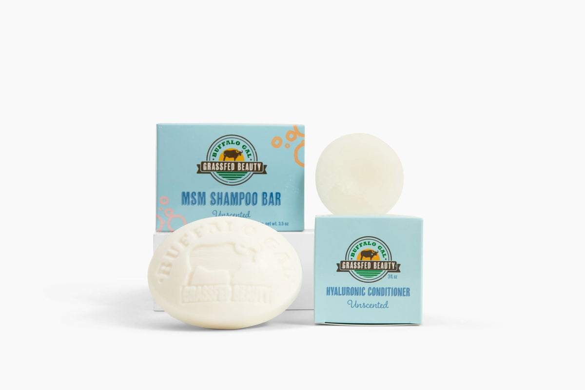 MSM Shampoo + Hyaluronic Conditioner Set